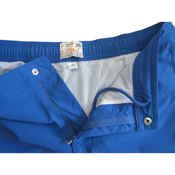 J. Crew Pool Shorts Mens M Royal Blue 7" - Picture 5 of 6
